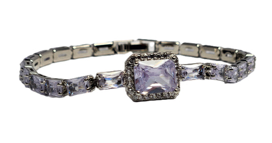 Rectangular Style Silver Bracelet – Modern & Timeless Jewellery