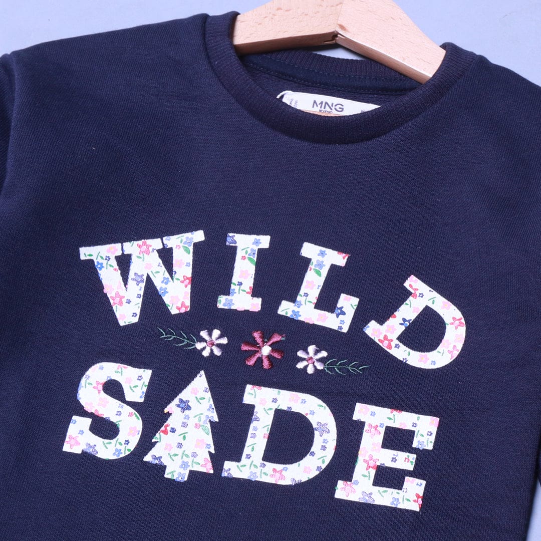 Trendy Sweatshirt with “Wild Sade” Print – Bold & Casual