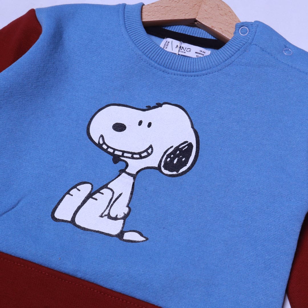 Classic Sweatshirt with Snoopy Print – Cozy & Playful Style