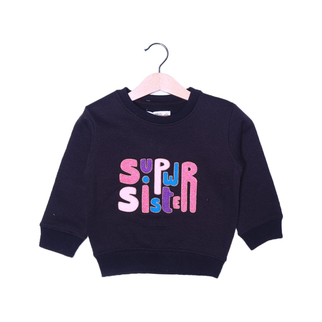 Embroidered Sweatshirt – “Super Sister”
