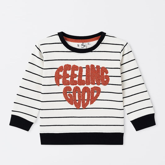 Embroidered Sweatshirt – “Feeling Good”
