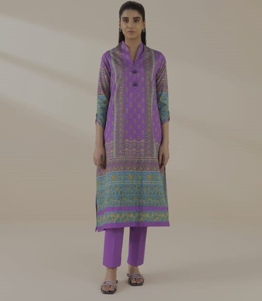 Sapphire Unstitched 2-Piece Lawn Suit – Shirt & Trouser # 0022