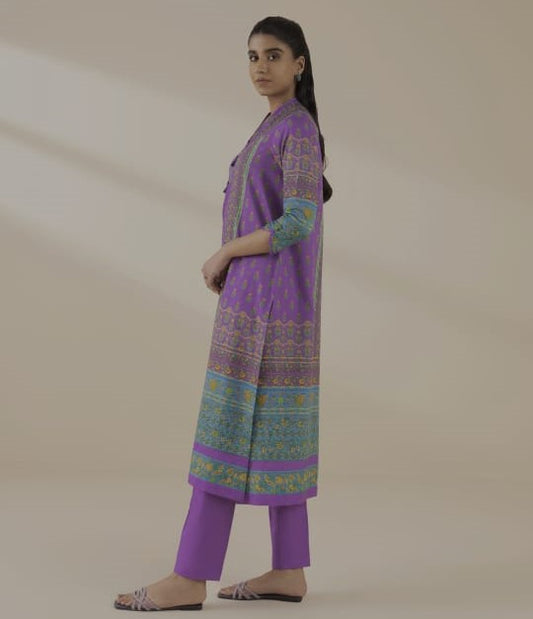 Sapphire Unstitched 2-Piece Lawn Suit – Shirt & Trouser # 0022