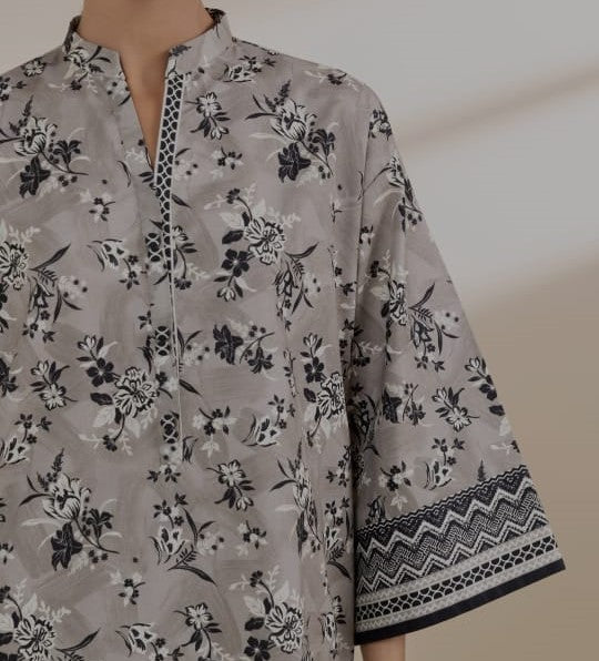 Sapphire Unstitched 2-Piece Lawn Suit – Shirt & Trouser # 0023