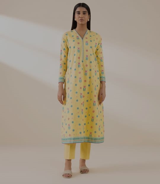 Sapphire Unstitched 2-Piece Lawn Suit – Shirt & Trouser # 0026