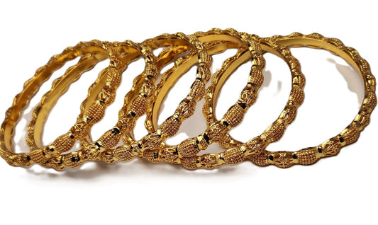 Women’s One Carat Gold Plated Bangles – Elegant Fashion Jewellery