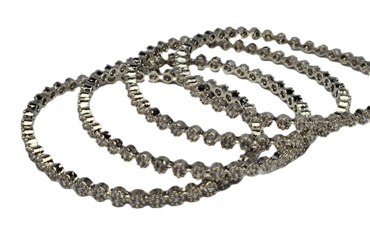 Women’s Silver Plated Bangles – Elegant Fashion Jewellery