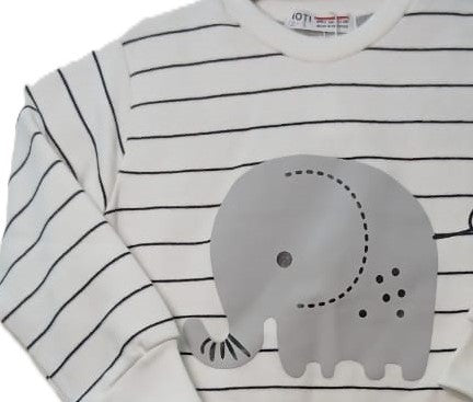 Sweatshirt with Elephant Print – Stylish & Comfortable