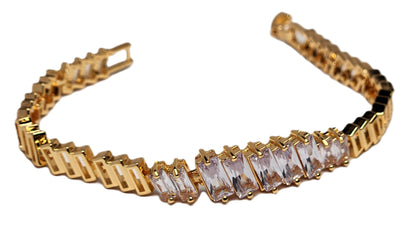 Rectangular Style Gold Bracelet – Elegant & Timeless Jewellery