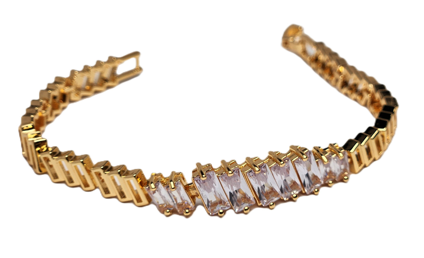 Rectangular Style Gold Bracelet – Elegant & Timeless Jewellery