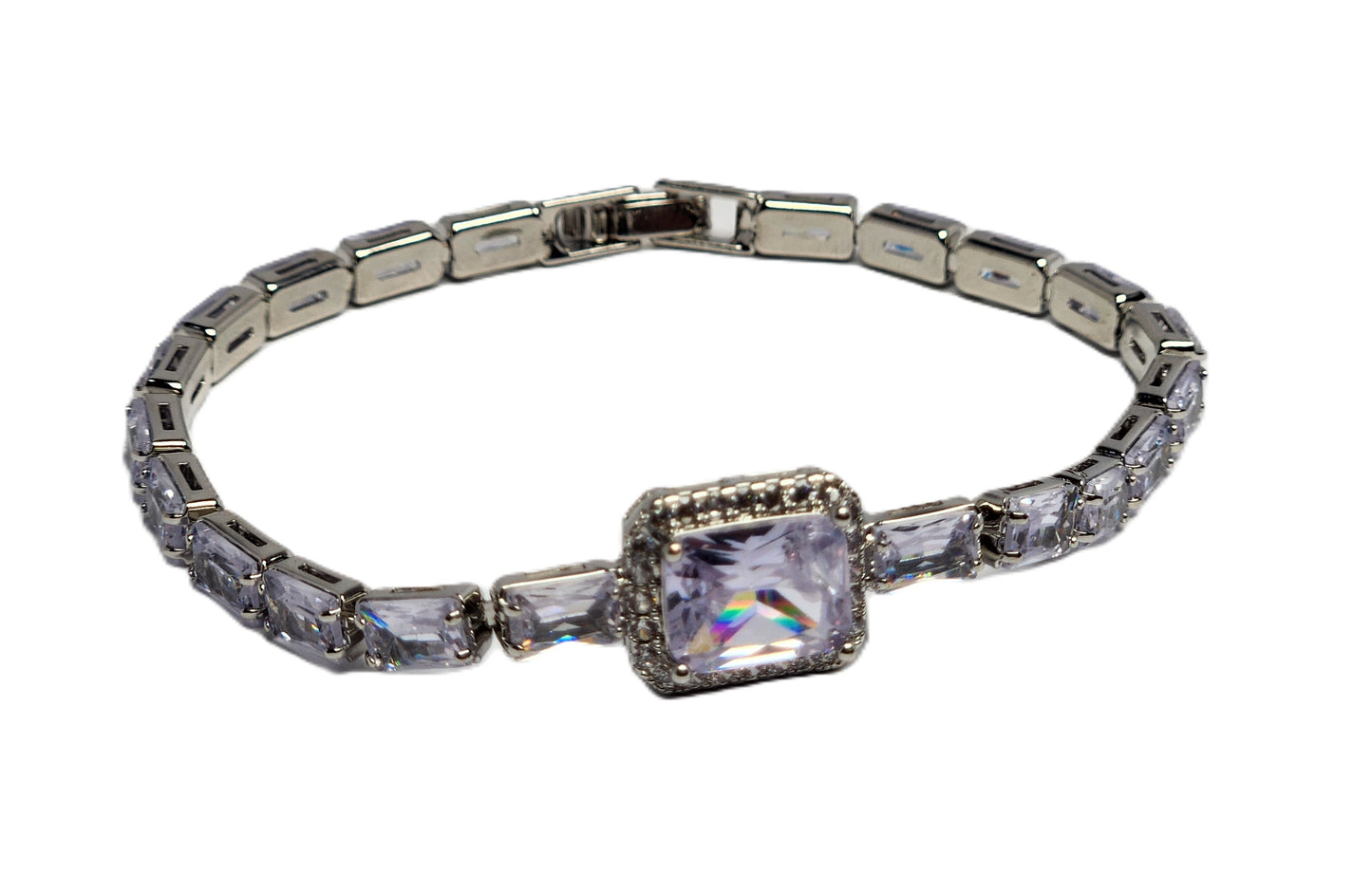 Rectangular Style Silver Bracelet – Modern & Timeless Jewellery