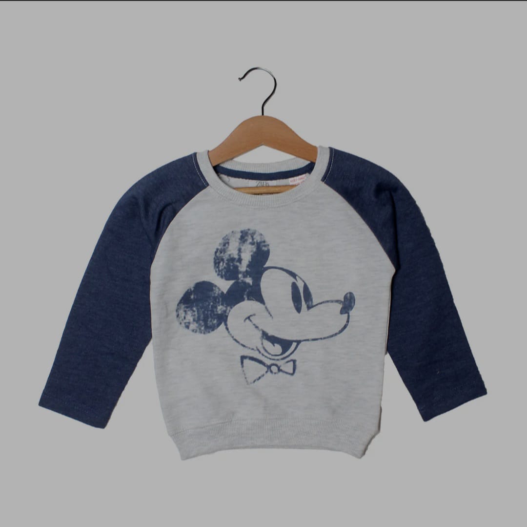 Unisex Printed Sweatshirts Micky Mouse