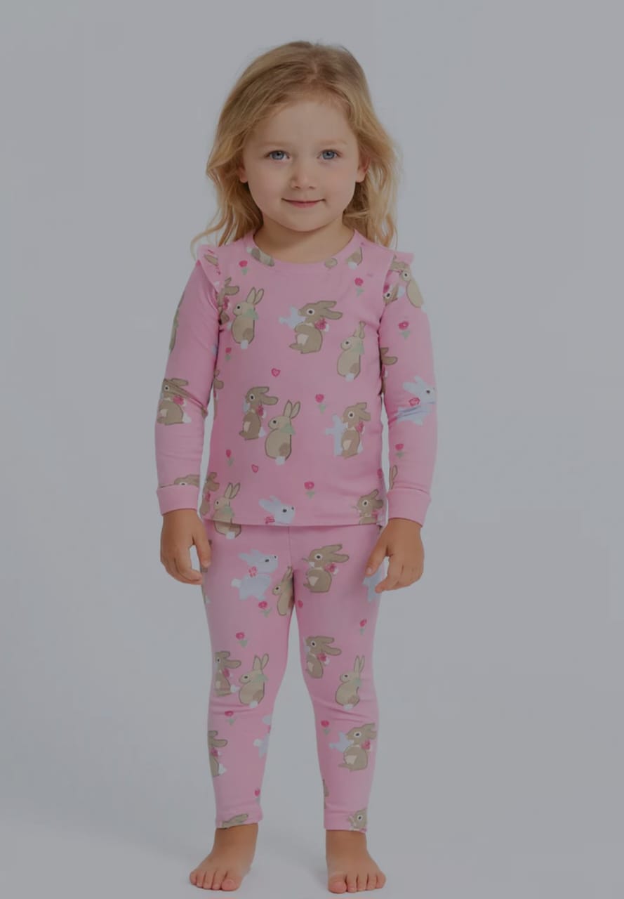Girls Pink Mid Season Suit