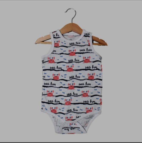 White Sea Fun Romper