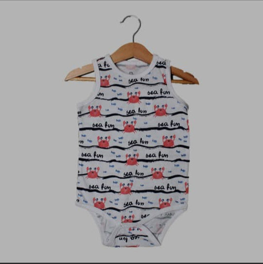 White Sea Fun Romper