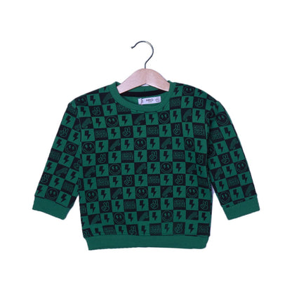 Sweatshirt with “Smile Spark” Print – Trendy & Comfortable