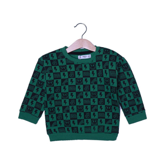 Sweatshirt with “Smile Spark” Print – Trendy & Comfortable