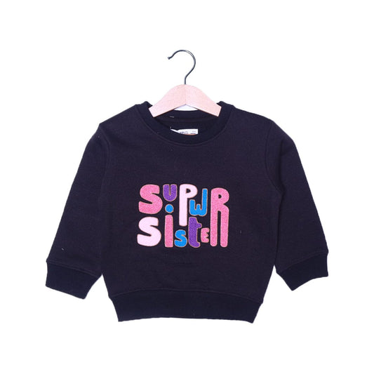 Embroidered Sweatshirt – “Super Sister”