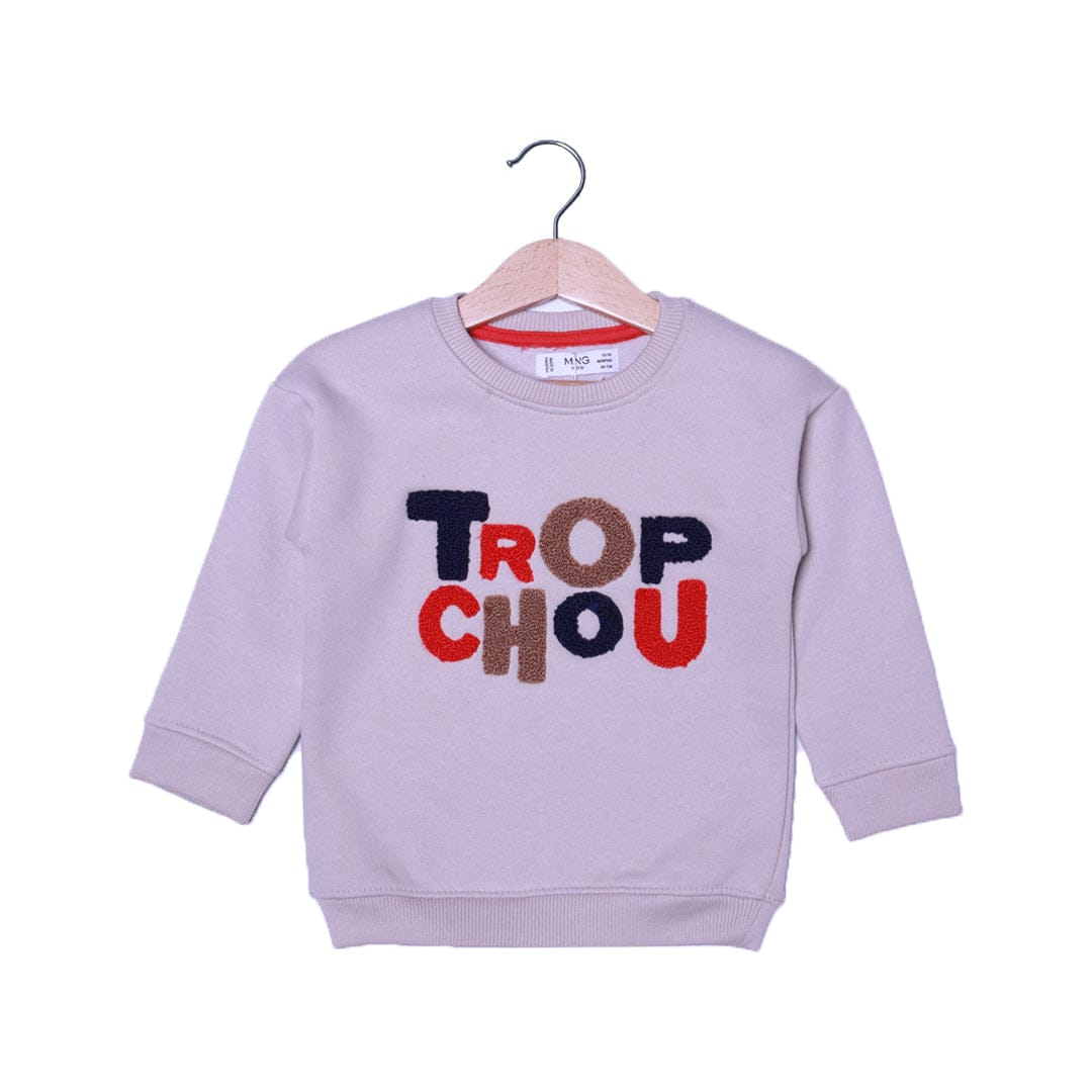 Embroidered Sweatshirt – “Trop Chou”