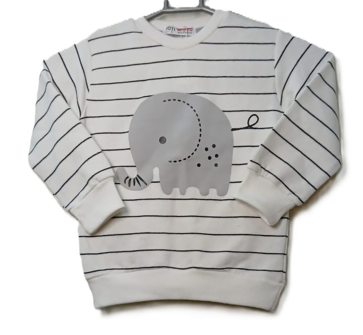 Sweatshirt with Elephant Print – Stylish & Comfortable