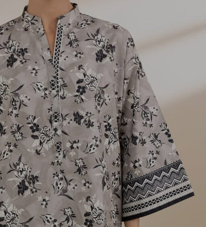 Sapphire Unstitched 2-Piece Lawn Suit – Shirt & Trouser # 0023