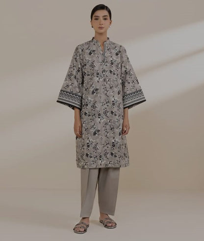 Sapphire Unstitched 2-Piece Lawn Suit – Shirt & Trouser # 0023