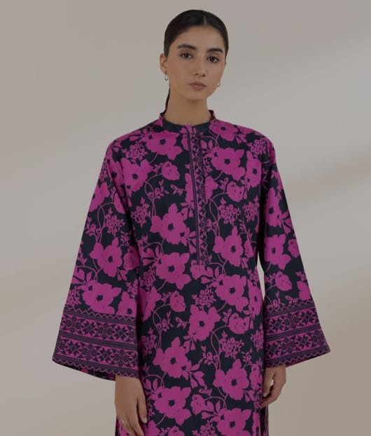 Sapphire Unstitched 2-Piece Lawn Suit – Shirt & Trouser # 0024