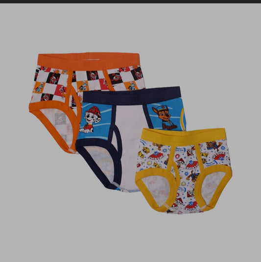 Boys’ Cartoon Printed Briefs – Pack of 3