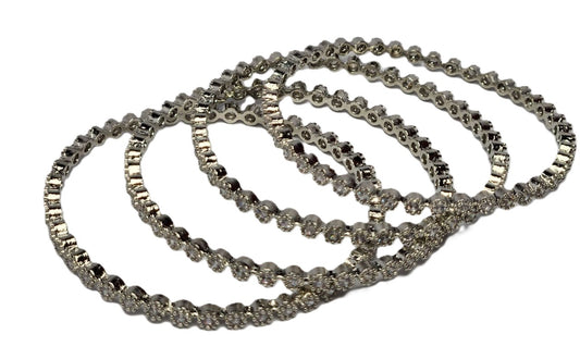 Women’s Silver Plated Bangles – Elegant Fashion Jewellery