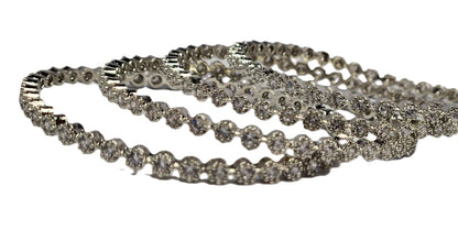 Women’s Silver Plated Bangles – Elegant Fashion Jewellery