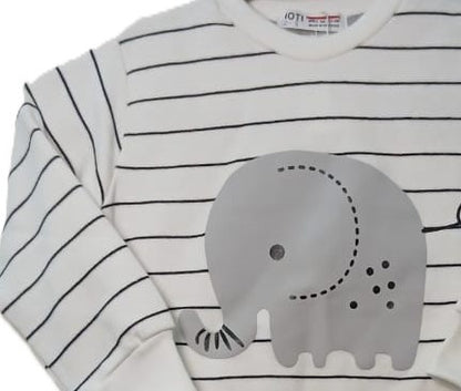 Sweatshirt with Elephant Print – Stylish & Comfortable